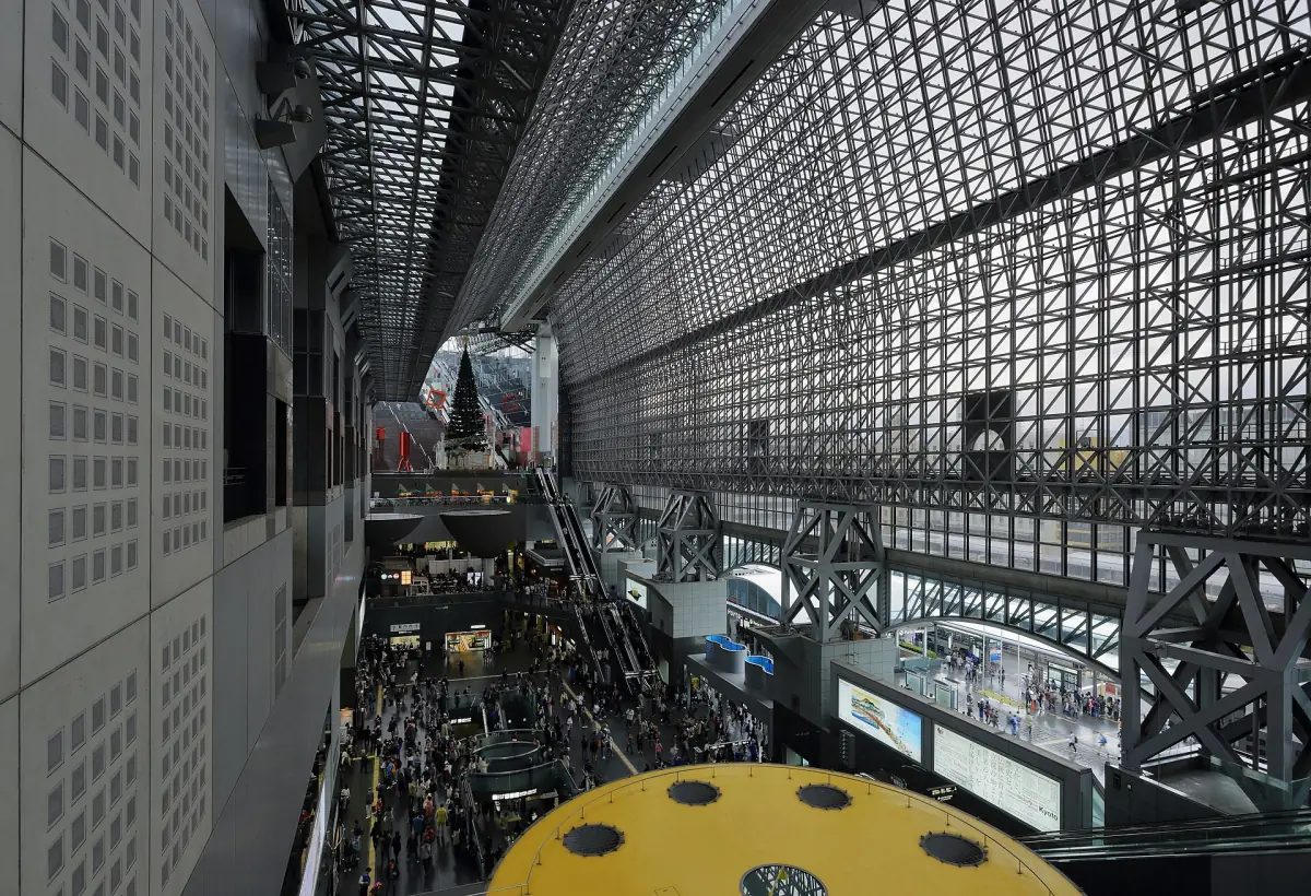 Inside Kyoto Station
